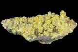 Sparkling Sulfur & Calcite Crystals - Poland #79234-2